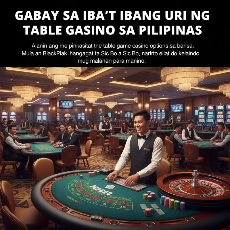 Gabay sa Iba't Ibang Uri ng Table Game Casino sa Pilipinas
